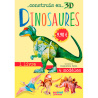 Dinosaures - Avec 1 livre et 4 modèles