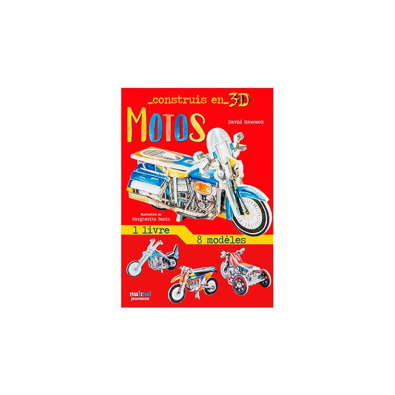 Motos - Avec 1 livre et 8 modèles