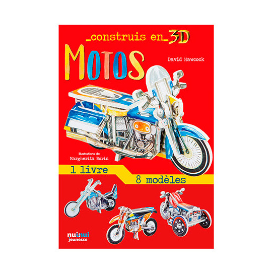 Motos - Avec 1 livre et 8 modèles