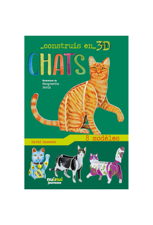 Chats - Avec 1 livre et 8 modèles