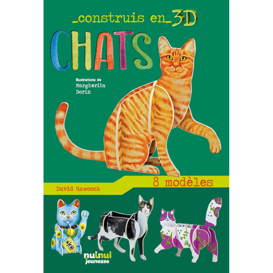 Chats - Avec 1 livre et 8 modèles