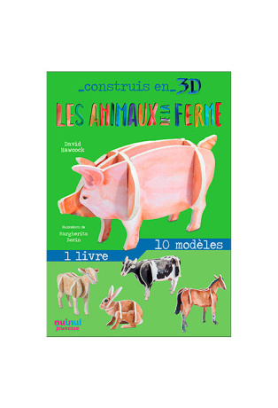 Construis en 3D - Les animaux de la ferme