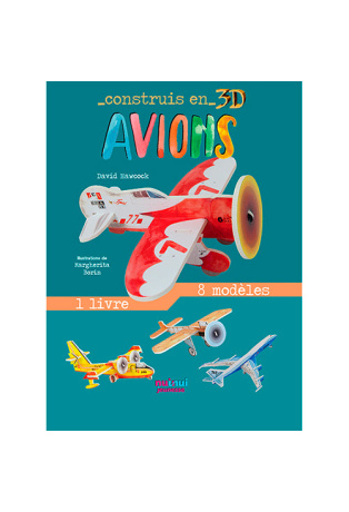 Avions- Avec 1 livre et 8 modèles