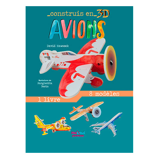 Avions- Avec 1 livre et 8 modèles