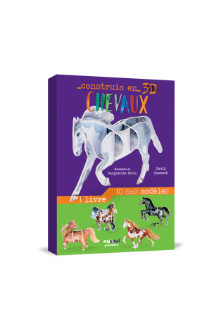 Chevaux - Avec 1 livre et 10 modèles