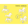 Chevaux - Avec 1 livre et 10 modèles