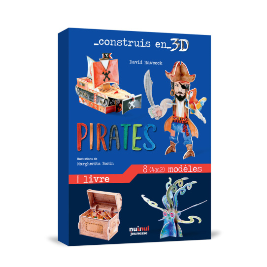 Pirates - Avec 1 livre et 8 modèles