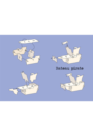 Pirates - Avec 1 livre et 8 modèles