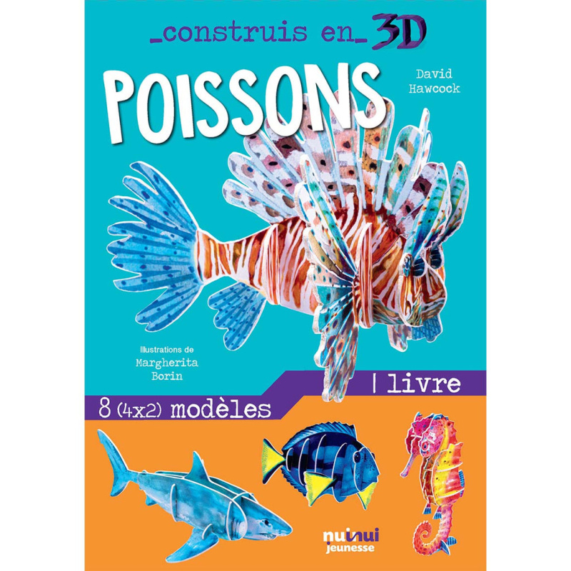 Poissons - Avec 1 livre et 8 modèles