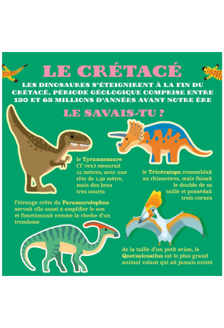 Dinosaures - 4 décors en 3D pour s'amuser !