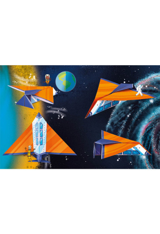 La galaxie en origami - Facile pour les enfants