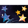 La galaxie en origami - Facile pour les enfants