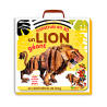 Construis en 3D un lion géant - Avec un livret de 48 pages
