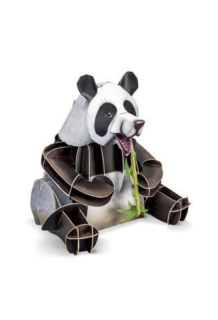 Construits en 3D un panda géant - Avec 1 livre