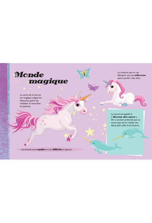 Construis en 3D une licorne géante - Avec 1 livre