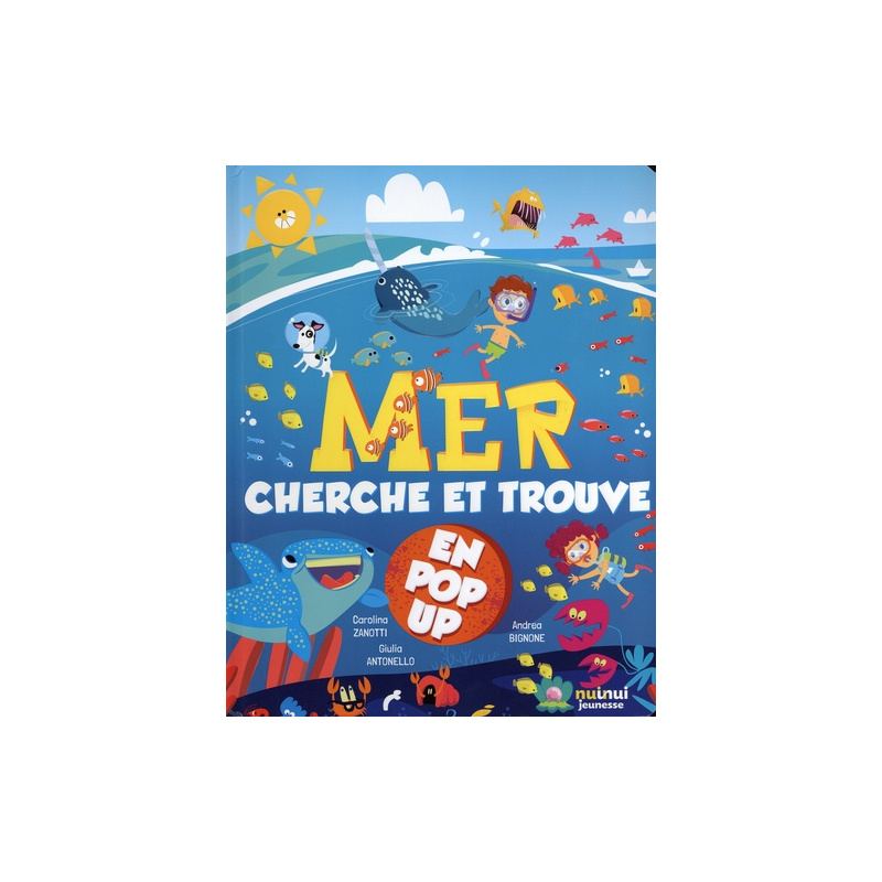 Mer - Cherche et trouve en pop-up
