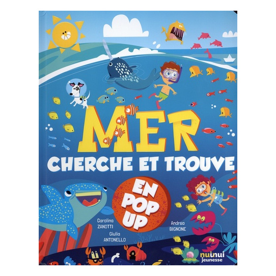 Mer - Cherche et trouve en pop-up