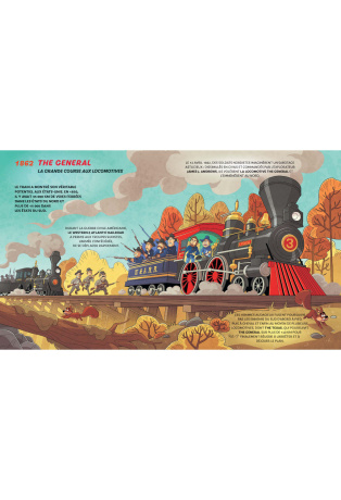 Trains - Des locomotives à vapeur à la lévitation magnétique