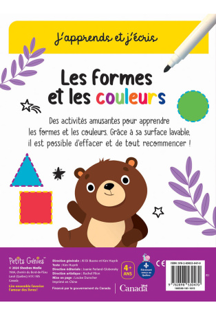 Les formes et les couleurs