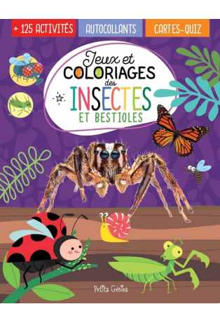 Jeux et coloriages des insectes et bestioles