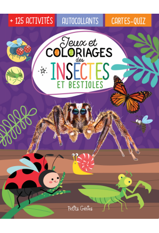 Jeux et coloriages des insectes et bestioles