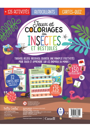 Jeux et coloriages des insectes et bestioles