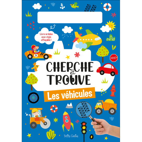 Cherche et trouve Les véhicules - Avec 1 stylo effaçable