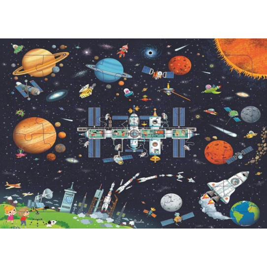 Un voyage dans l'espace - 48 pièces