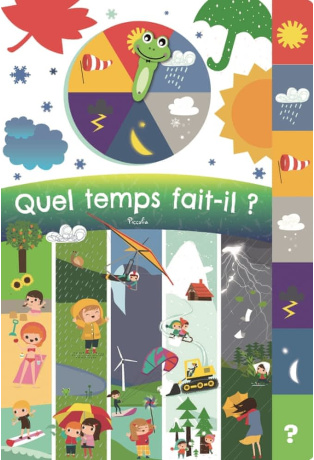 Quel temps fait-il ? - Mon livre horloge