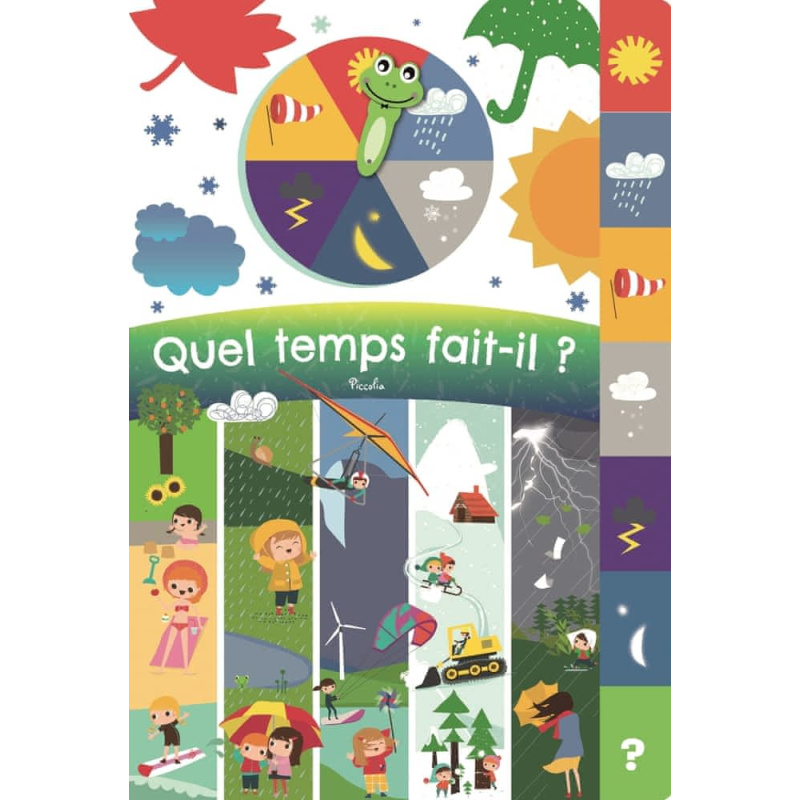 Quel temps fait-il ? - Mon livre horloge Quel temps fait-il ? - Mon livre horloge