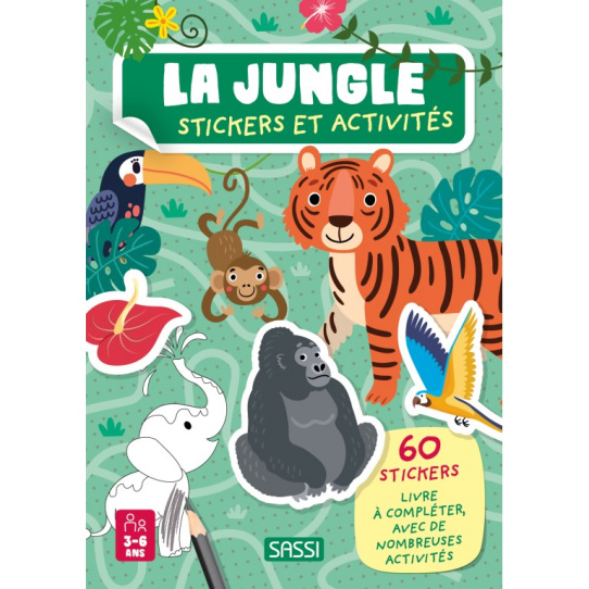 La jungle - Avec 60 stickers