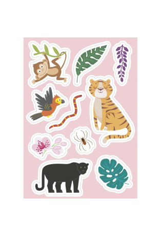 La jungle - Avec 60 stickers
