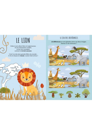 La savane - Avec 60 stickers