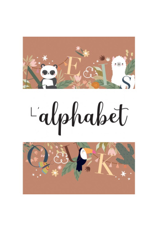 L'alphabet  - Avec un livre et 30 cartes
