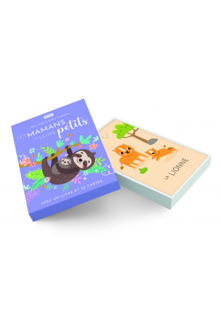Les mamans et leurs petits - Avec un livre et 30 cartes