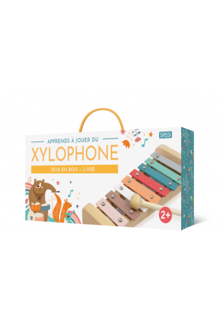 Apprends à jouer du xylophone - Jeux en bois + livre
