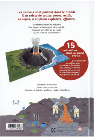 Le livre animé des volcans