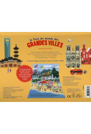 Le tour du monde des grandes villes - Livre Pop-Up