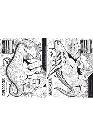 Colorie tes dinosaures