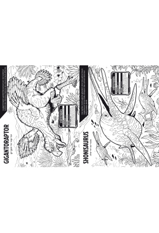 Colorie tes dinosaures