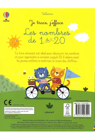 Les nombres de 1 à 20
