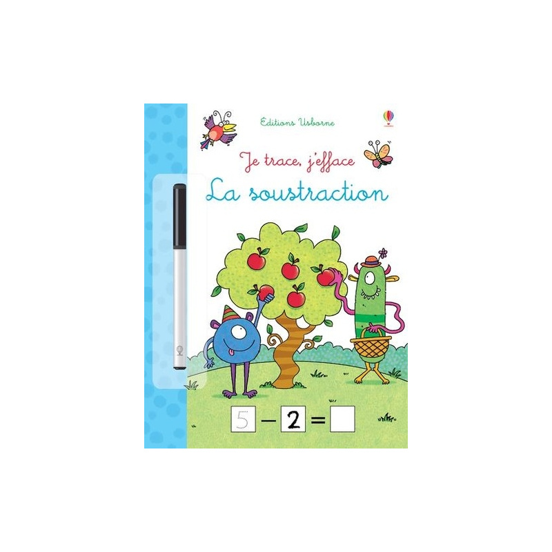 La soustraction - Avec 1 feutre à encre effaçable- Grand Format