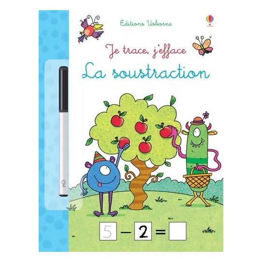 La soustraction - Avec 1 feutre à encre effaçable- Grand Format