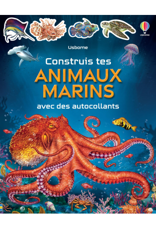 Construis tes animaux marins avec des autocollants