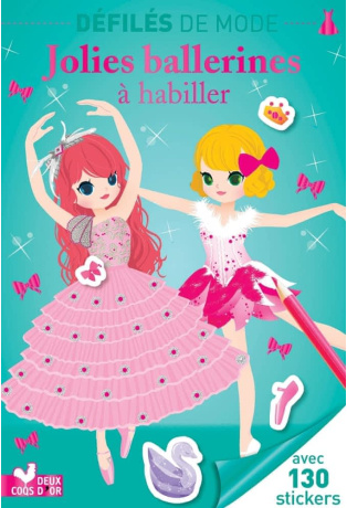 Jolies ballerines à habiller - Avec 130 stickers