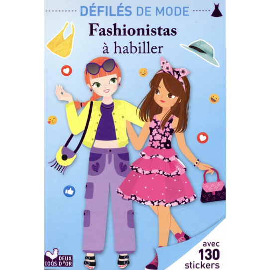 Fashionistas à habiller - Avec 130 stickers