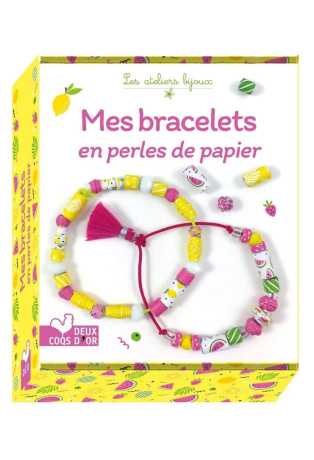 Mes bracelets en perles de papier