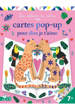 Cartes pop-up pour dire je t'aime
