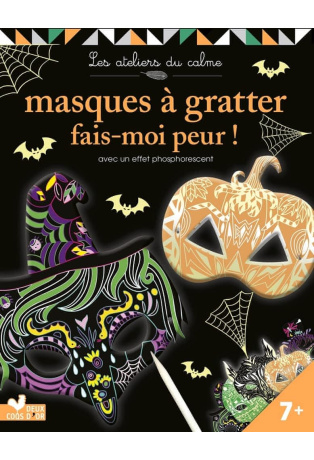 Masques à gratter Fais-moi peur !