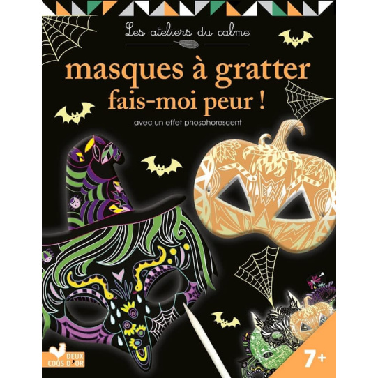 Masques à gratter Fais-moi peur !
